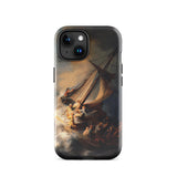 Storm on the Sea of Galilee - Rembrandt Phone Case Iphone 15 / Gloss Black Phone Case Dramatic Maritime Painting Sailors Rough Galilee