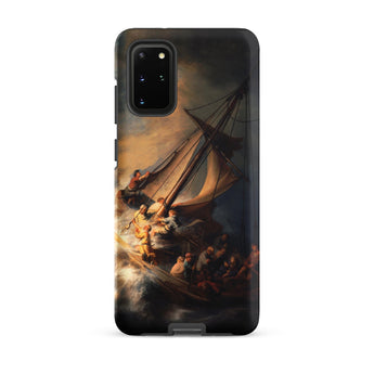 Storm on the Sea of Galilee - Rembrandt Phone Case Samsung Galaxy S20 Plus / Matte Black Phone Case Dramatic Oil-painted Scene Stormy Sea