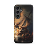 Storm on the Sea of Galilee - Rembrandt Phone Case, Samsung Galaxy S24 Plus / Matte, Mobile Cases, Toby Leon