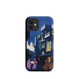 Street by Moonlight - Custodia per iPhone con poster di viaggio dell'India, 12 Mini / Opaco, Custodie per telefoni cellulari, Toby Leon
