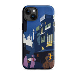 Street by Moonlight - Custodia per iPhone con poster di viaggio dell'India, 15 Plus / Opaco, Custodie per telefoni cellulari, Toby Leon