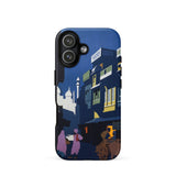 Street by Moonlight - Custodia per iPhone con poster di viaggio dell'India, 17 / Opaco, Custodie per telefoni cellulari, Toby Leon