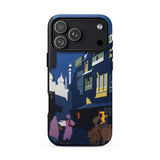 Street by Moonlight - Custodia per iPhone con poster di viaggio dell'India, 17 Pro Max / Opaco, Custodie per telefoni cellulari, Toby Leon