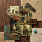 Street Scene in India - Edwin Lord Weeks Art Print / Canvas Vintage-style Painting Ornate Indian Street Scene Figures Traditional Edwin