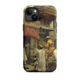 Scena di strada in India - Custodia per iPhone Edwin Lord Weeks, 15 Plus / Opaca, Custodie per telefoni cellulari, Toby Leon