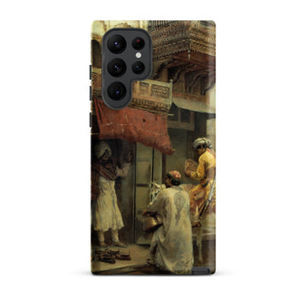 Street Scene in India - Edwin Lord Weeks Phone Case, Samsung Galaxy S22 Ultra / Matte, Mobile Cases, Toby Leon