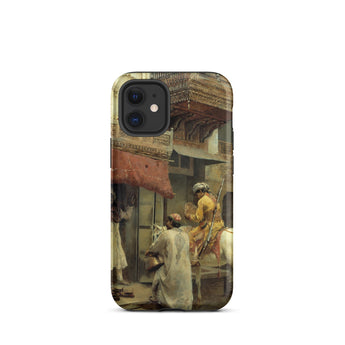 Street Scene in India - Edwin Lord Weeks Phone Case Iphone 12 Mini / Matte Phone Case Painting Edwin Lord Weeks, India Iphone Case, Weeks’