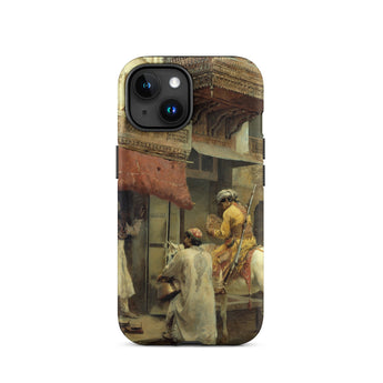 Street Scene in India - Edwin Lord Weeks Phone Case Iphone 15 / Matte Artistic Phone Case Edwin Lord Weeks, India Iphone Case, Weeks’