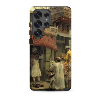 Street Scene in India - Edwin Lord Weeks Phone Case Samsung Galaxy S25 Ultra / Matte Phone Case Detailed Historical Painting Figures