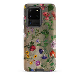Studies of Flowers - Jacques–laurent Agasse Phone Case, Samsung Galaxy S20 Ultra / Matte, Mobile Cases, Toby Leon