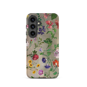 Studies of Flowers - Jacques–laurent Agasse Phone Case, Samsung Galaxy S24 / Matte, Mobile Cases, Toby Leon