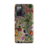 Studies of Flowers - Jacques–laurent Agasse Samsung Case, Galaxy S20 Fe / Matte, Smartphone Case Floral Design