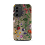 Studies of Flowers - Jacques–laurent Agasse Samsung Case, Galaxy S23 Plus / Matte, Smartphone Case Floral Pattern
