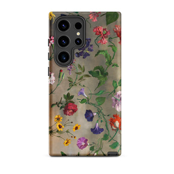 Studies of Flowers - Jacques–laurent Agasse Samsung Case, Galaxy S24 Ultra / Matte, Floral-patterned Smartphone Case