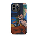 Studio with Goldfish - Henri Matisse Phone Case Iphone 13 Pro Max / Matte Iphone Case Colorful Painting Nude Woman Window Vase Henri