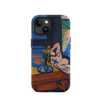 Studio with Goldfish - Henri Matisse Phone Case Iphone 15 / Matte Iphone Case Painting Nude Vase Flowers Fishbowl Goldfish Henri Matisse