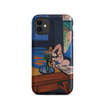 Studio with Goldfish - Henri Matisse Phone Case Iphone 11 / Matte Iphone Case Painting Style Henri Matisse Nude Figure Iphone, Lets Color,