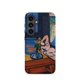 Studio with Goldfish - Henri Matisse Phone Case Samsung Galaxy S24 / Matte Phone Case Vibrant Stylized Painting Nude Figure Vase Henri