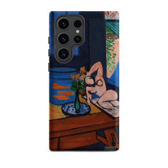 Studio with Goldfish - Henri Matisse Phone Case Samsung Galaxy S23 Ultra / Matte Phone Case Vibrant Stylized Painting Nude Figure Vase