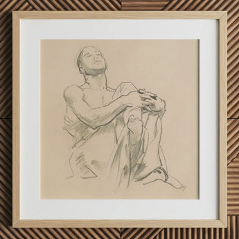 Study for Astronomy - John Singer Sargent Kunstdruck / Leinwand, 12x12’’ / 31x31cm / Naturrahmen / Passepartout, Poster, Drucke & visuelle