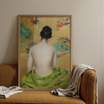 Study of Flesh and Gold - Stampa d'arte di William Merritt Chase / Tela, Poster, Stampe e arti visive, Toby Leon