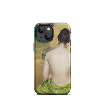 Study of Flesh and Gold - Custodia per iPhone William Merritt Chase, 13 Mini / Opaco, Custodie per telefoni cellulari, Toby Leon