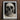Framed Black White Photograph Human Skull Bone Meets Lens