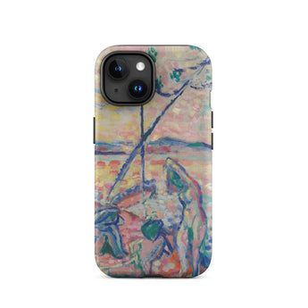 Study for Luxe Calme et Volupte - Henri Matisse Phone Case Iphone 15 / Matte Phone Case Vibrant Impressionistic Painting Blues Pinks Greens