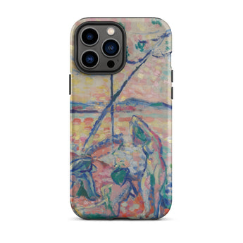 Study for Luxe Calme et Volupte - Henri Matisse Phone Case Iphone 13 Pro Max / Matte Vibrant Impressionistic Painting Soft Pastel Hues