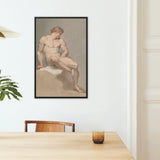 Studie eines männlichen Akts – Edward Francis Burney Fine-Art-Print / Leinwand, Poster-Drucke & visuelle Kunstwerke, Toby Leon