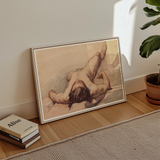 Study of a Male Nude - William Mulready Art Print / Canvas, Posters Prints & Visual Artwork, Toby Leon