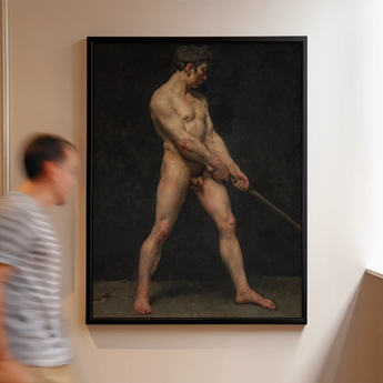 Studie eines nackten Mannes - Follower Pierre Narcisse Guerin Kunstdruck / Leinwand, Poster Drucke & Visuelle Kunstwerke, Toby Leon