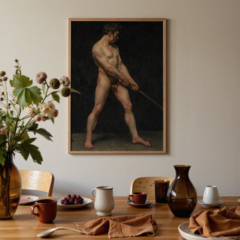 Studie eines nackten Mannes - Follower Pierre Narcisse Guerin Kunstdruck / Leinwand, Poster Drucke & Visuelle Kunstwerke, Toby Leon