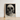 Framed Black-and-white Photograph Textured Weathered Human Skull Mounted Bone Meets Lens