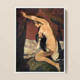 Study for Venus - Gustave Courbet Art Print / Canvas, 12x16’’ / 31x41cm / White Frame, Posters Prints & Visual Artwork, Toby Leon