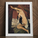 Study for Venus - Gustave Courbet Art Print / Canvas, 24x32’’ / 61x81cm / White Frame / Matboard, Posters Prints & Visual Artwork, Toby Leon