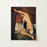 Study for Venus - Gustave Courbet Art Print / Canvas Framed Reproduction édouard Manet’s Painting Olympia Nude Woman Jean-désiré-gustave