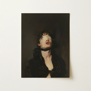 Suck it Up - Neo-victorian Gay Bdsm Art Print / Canvas, 12x16’’ / 31x41cm / Unframed / no Border, Posters Prints & Visual Artwork, Toby Leon