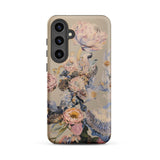 Sugarbush - Surreal Protea Art Phone Case Samsung Galaxy S24 Plus / Matte Delicate Adorned Vintage Botanical Illustration Soft, Iphone,