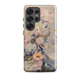 Sugarbush - Surreal Protea Art Phone Case Samsung Galaxy S25 Ultra / Gloss Delicate Translucent Phone Case Adorned Vibrant Floral Fauna