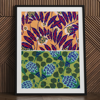 Suggestions Pour étoffes et Tapis - E. A. Séguy Art Print / Canvas, 24x32’’ / 61x81cm / Black Frame / Matboard, Posters Prints & Visual