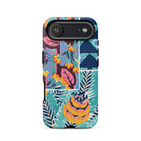 Suggestions Pour étoffes et Tapis - E. A. Séguy Phone Case Iphone 17 Air / Matte Tropical Floral Phone Case Vibrant Colors Geometric