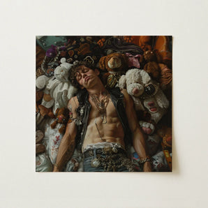 Suite Dreams - Trashy Queercore Punk Art Print / Canvas, Trashy Queercore Gay, Queercore Gay Punk, Gay Punk Art
