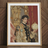Suleiman - Gay Ottomanischer Sultan Kunstdruck / Leinwand, 24x32’’ / 61x81cm / Naturrahmen / Passepartout, Poster, Drucke & visuelle Kunstwerke, Toby Leon