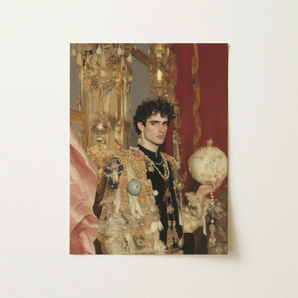 Suleiman - Gay Ottoman Sultan Art Print / Canvas, 12x16’’ / 31x41cm / Unframed / no Border, Posters Prints & Visual Artwork, Toby Leon