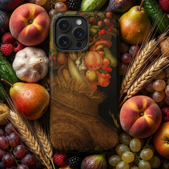 Summer - Giuseppe Arcimboldo Phone Case Phone Case Detailed Classical Life Painting Fruits Wheat Giuseppe Arcimboldo Summer Bursts, Ripe