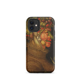 Summer - Giuseppe Arcimboldo Phone Case Iphone 12 Mini / Matte Iphone 11 Dark Brown Case Renaissance-style Painting Fruits Giuseppe