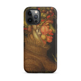 Summer - Giuseppe Arcimboldo Phone Case Iphone 12 Pro Max / Matte Iphone Case Renaissance-style Life Painting Fruits Vegetables Arranged
