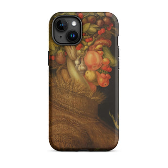 Summer - Giuseppe Arcimboldo Phone Case Iphone 15 Plus / Matte Iphone 14 Pro Case Classical Painting Person Composed Giuseppe Arcimboldo