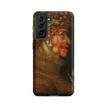 Summer - Giuseppe Arcimboldo Phone Case Samsung Galaxy S21 Fe / Matte Phone Case Detailed Classical Life Painting Woven Basket Giuseppe